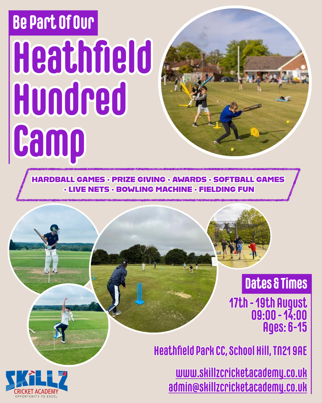 Heathfield Hundred  Monday 17th – Wednesday 19th August 2026